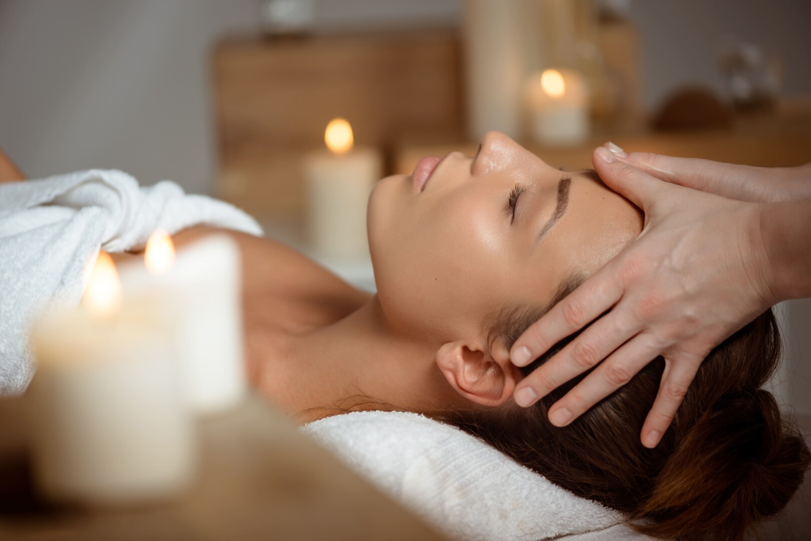 Sapa spa interiors with calming light, natural wood, and soothing ambiance