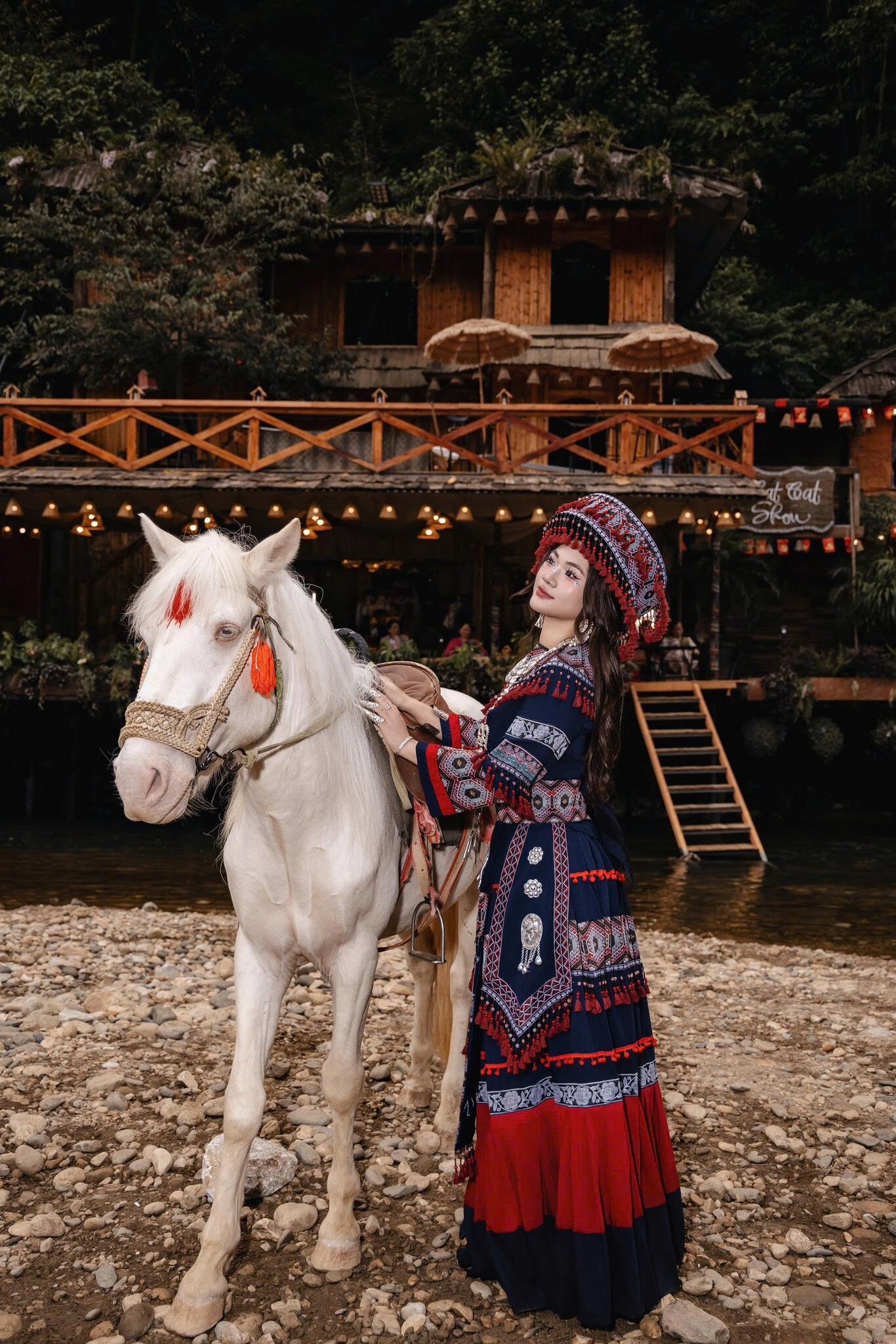 Exploring the charming Cat Cat Village with its traditional H’Mong culture.